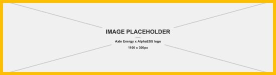 AlphaESS and Axle Energy partnership
