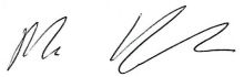 Mark Hale signature