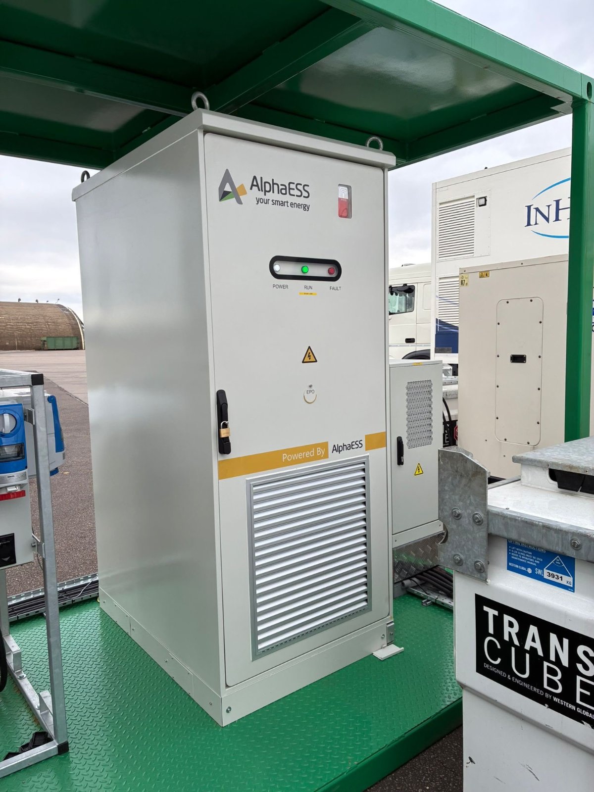 AlphaESS STORION TB125 battery cabinet deployed for Quest Power