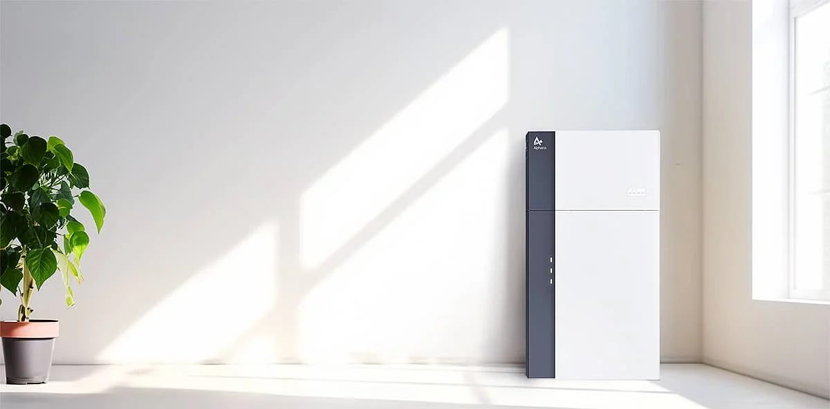 AlphaESS home energy system in a new-build home