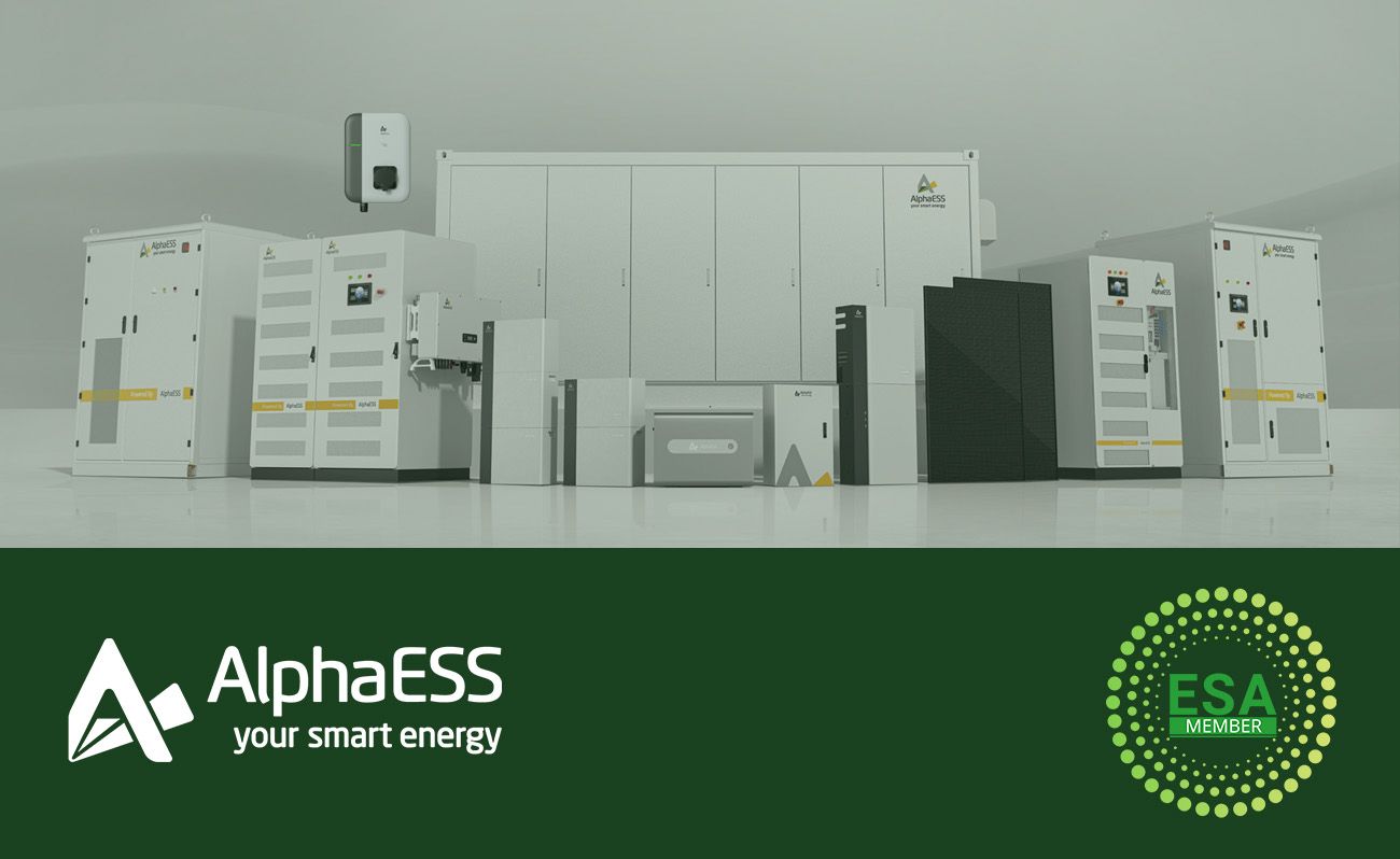AlphaESS UK is a member of the Energy Storage Association (ESA)