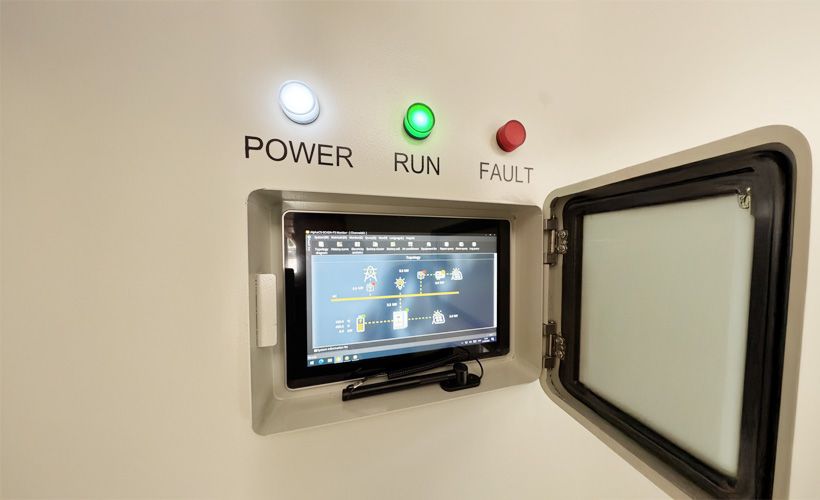 Display screen on AlphaESS H-50