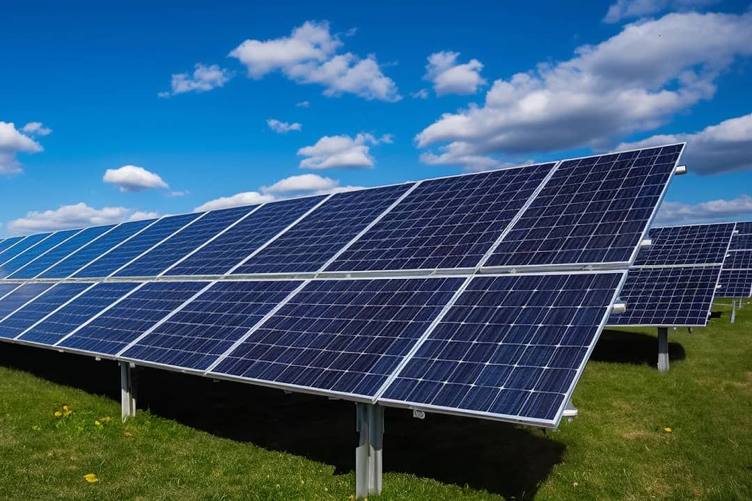 solar farm panels